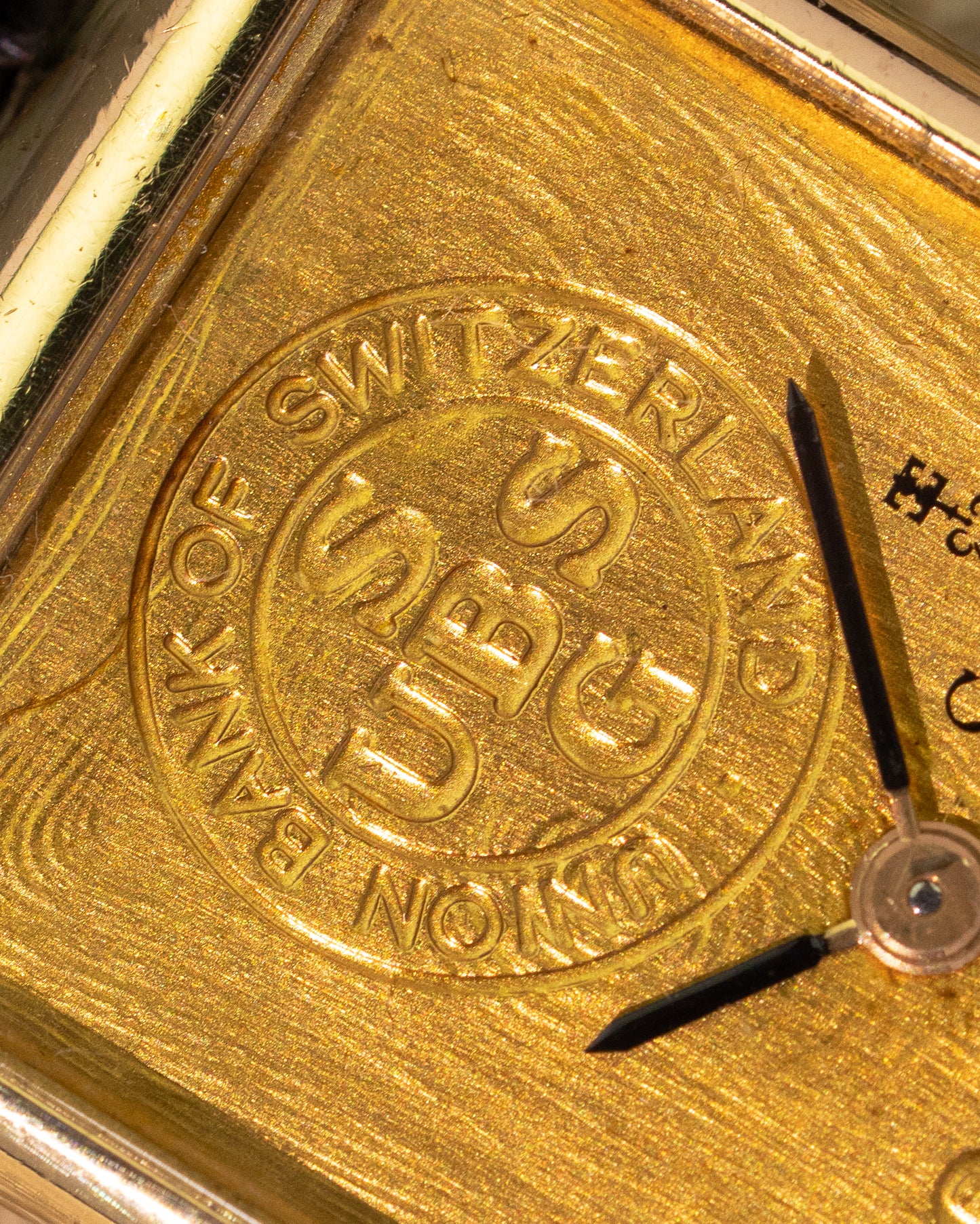 Corum 10g Ignot 999.9 'Bank Of Switzerland' Yellow Gold.