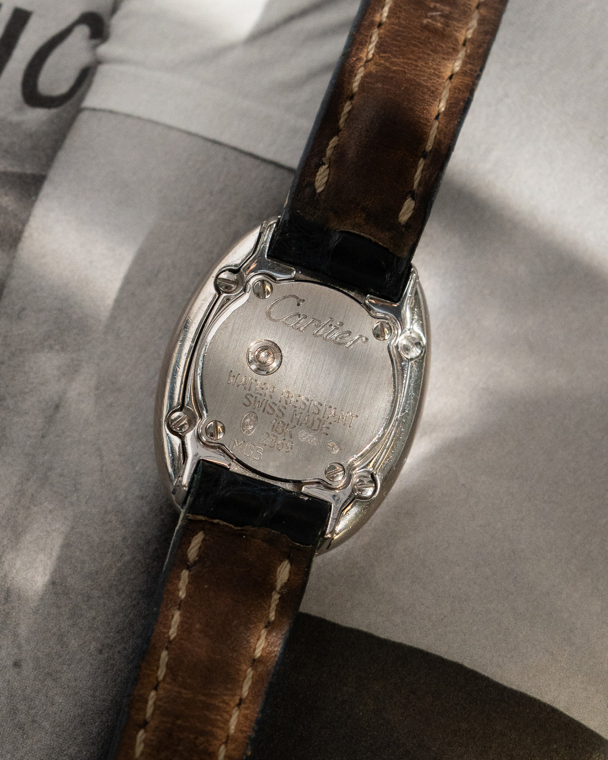 Cartier Mini Baignoire 18K White Gold