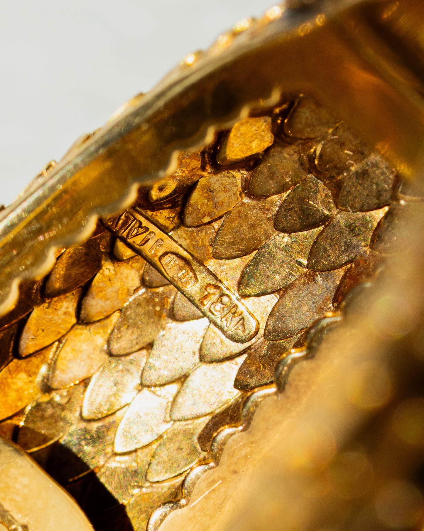 Omega 60's 'Serpenti' Bangle 18K Gold