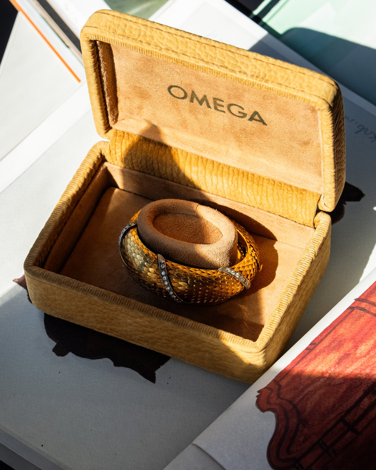 Omega 60's 'Serpenti' Bangle 18K Gold