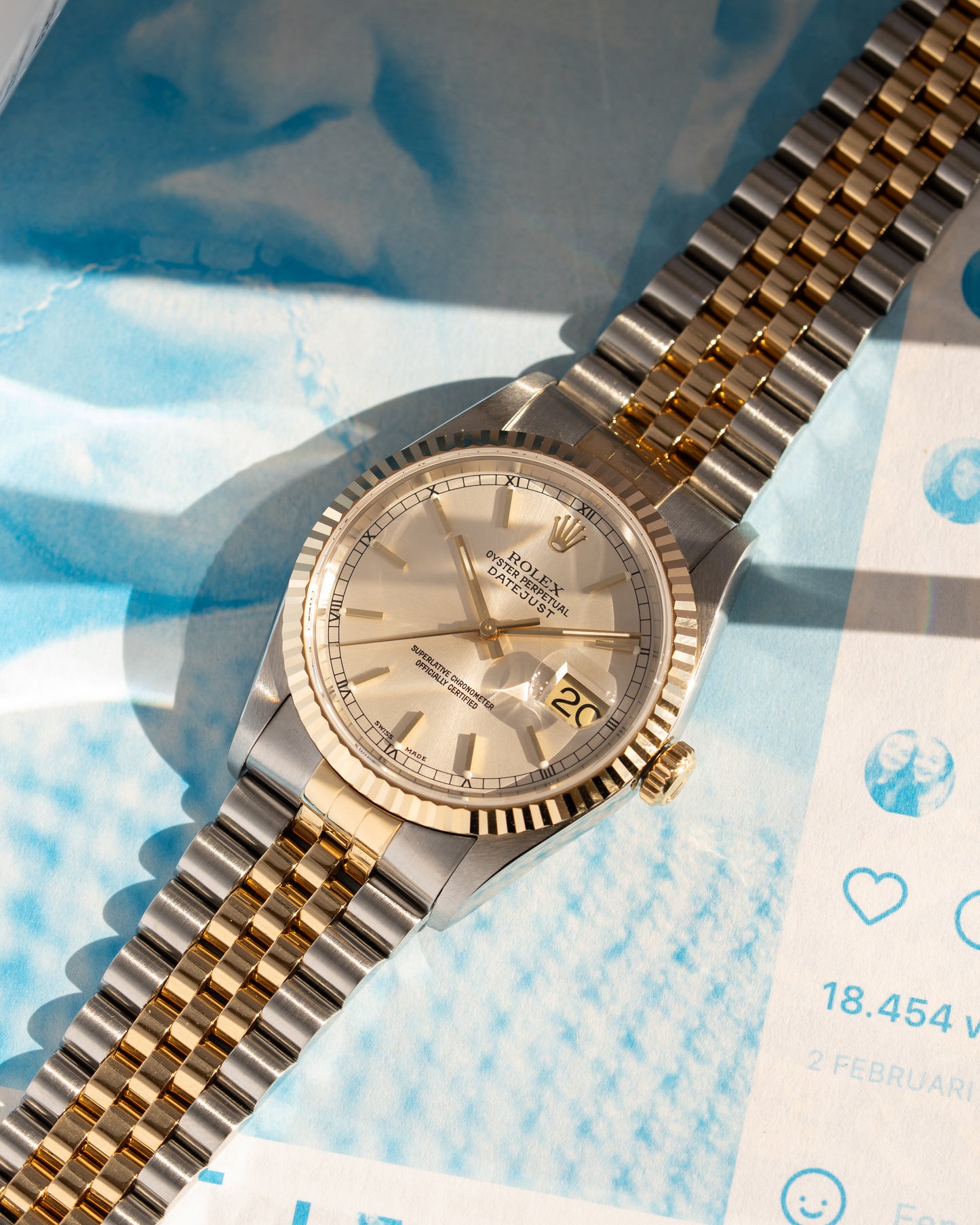 Rolex Datejust 16233 'Silver'