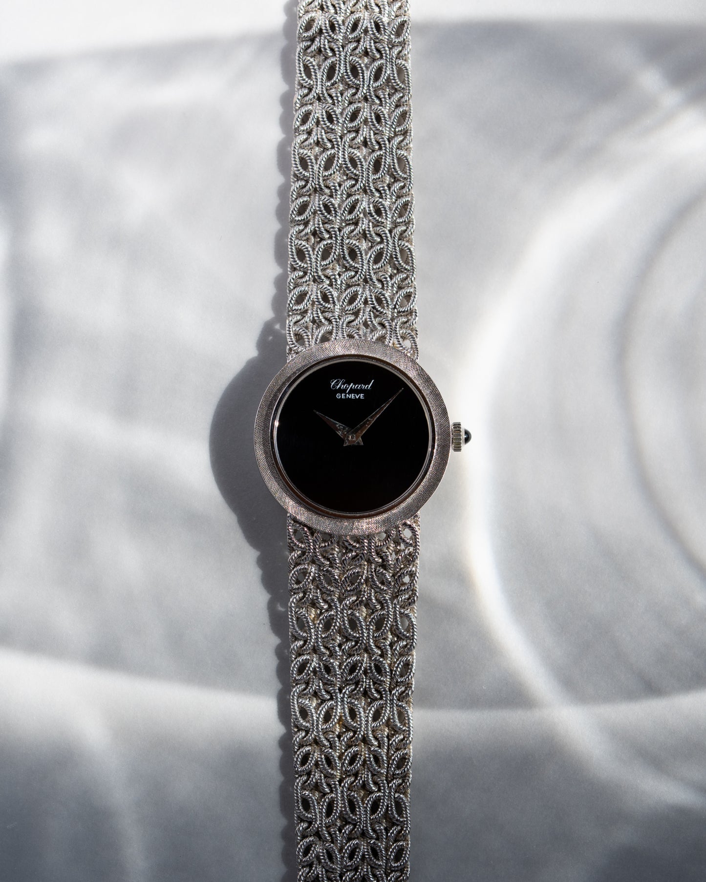 Chopard 'Woven' White Gold Onyx