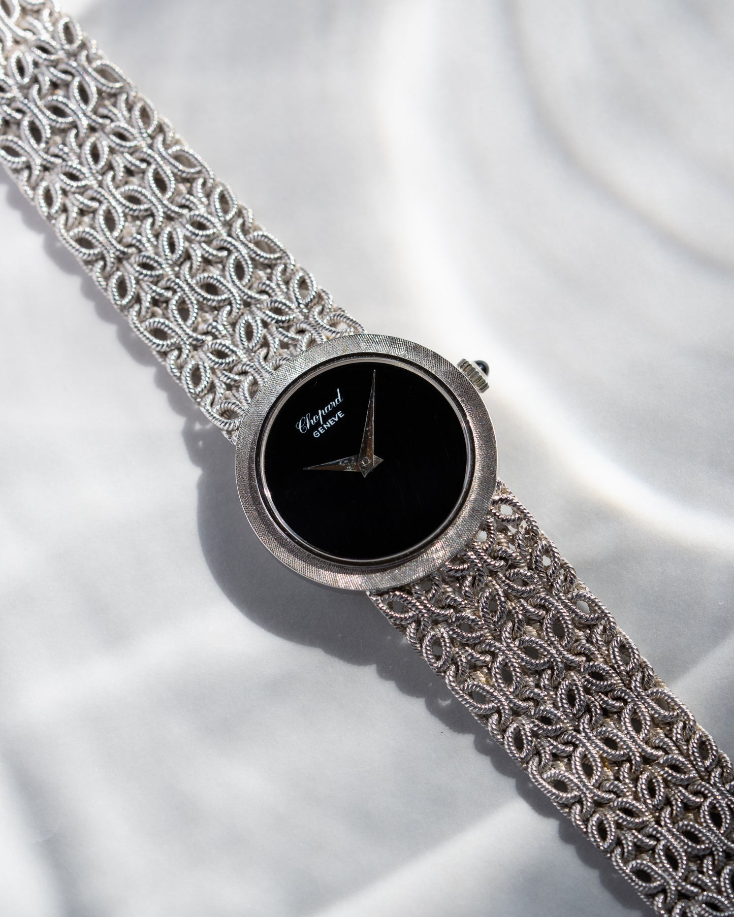 Chopard 'Woven' White Gold Onyx