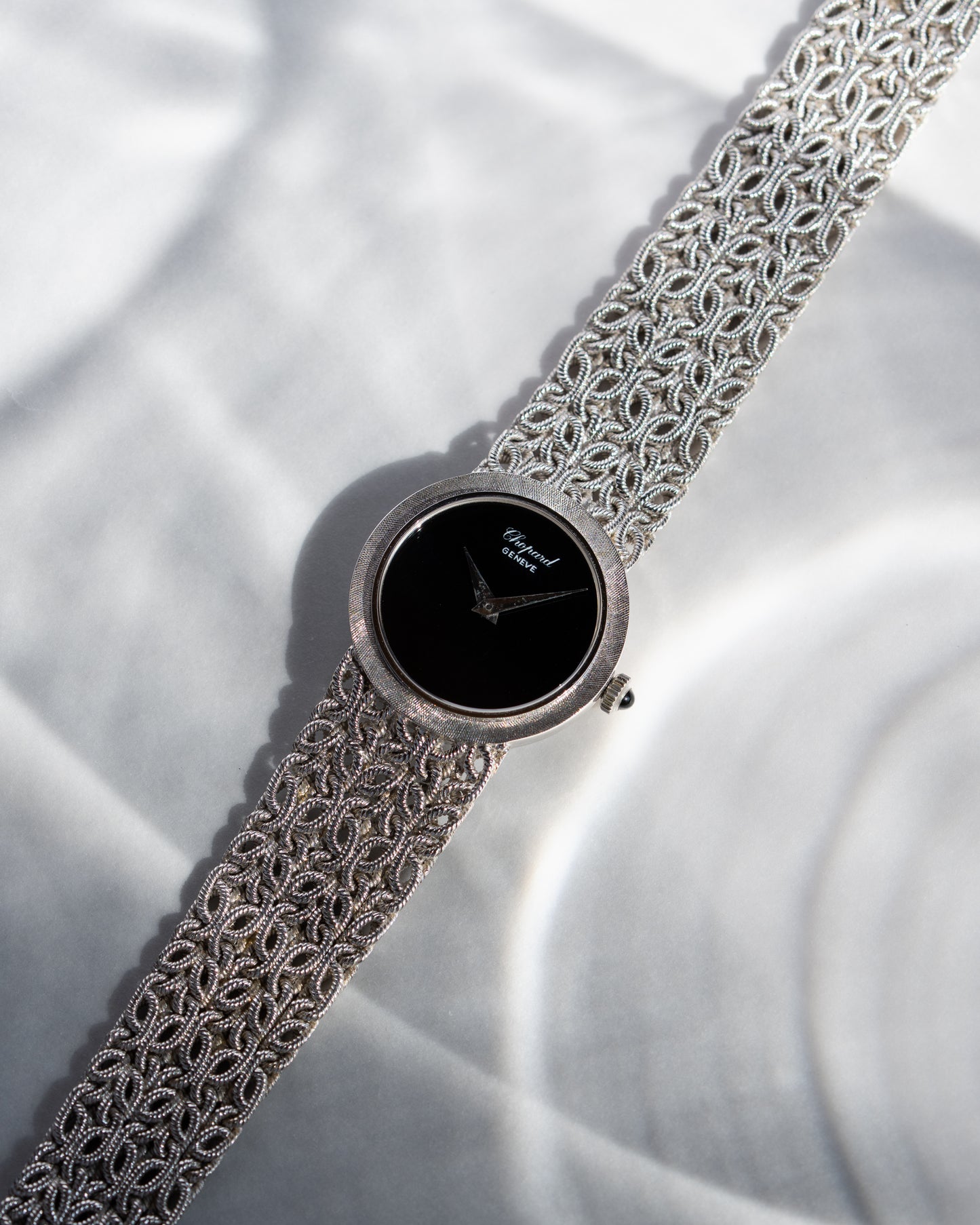 Chopard 'Woven' White Gold Onyx