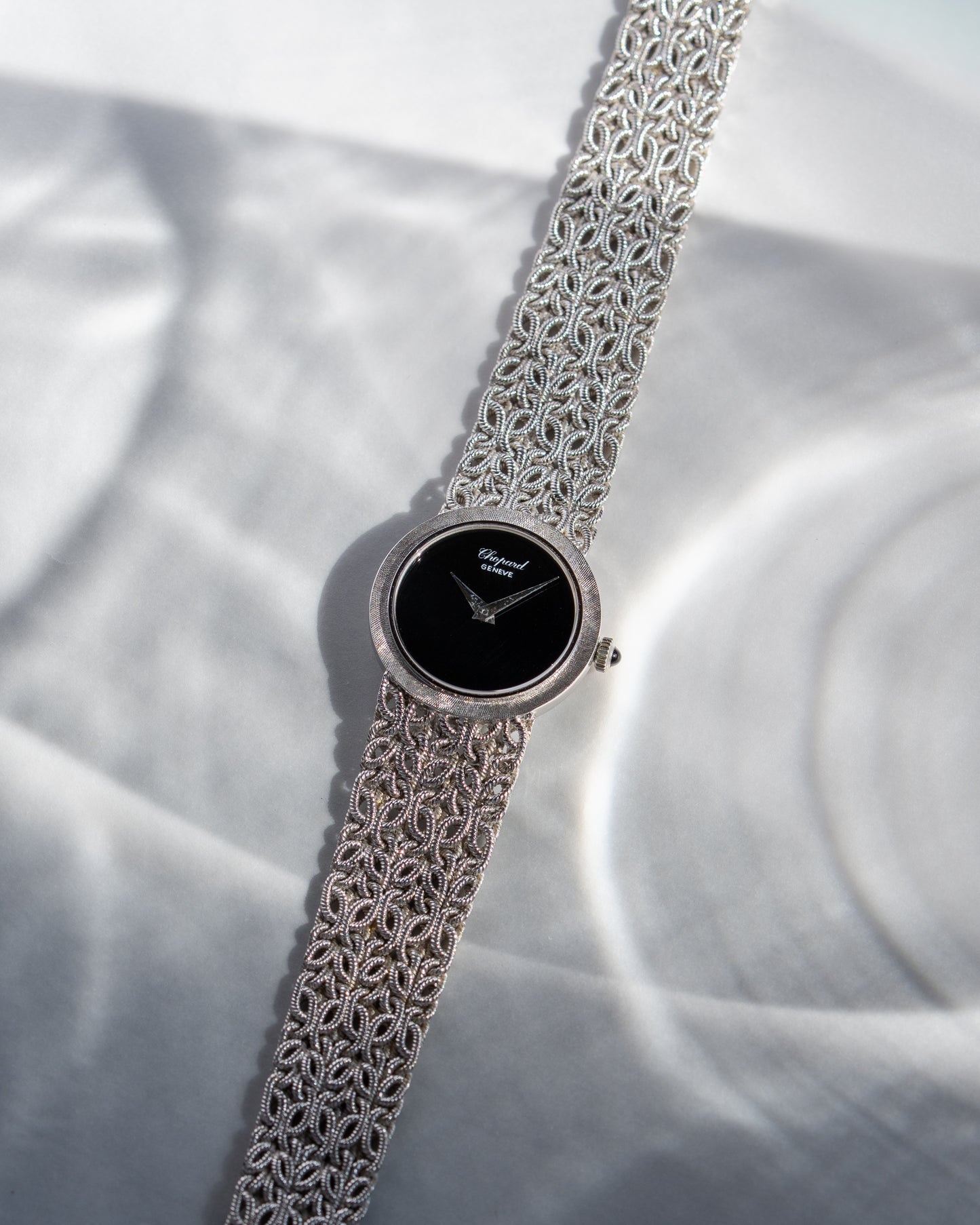 Chopard 'Woven' White Gold Onyx