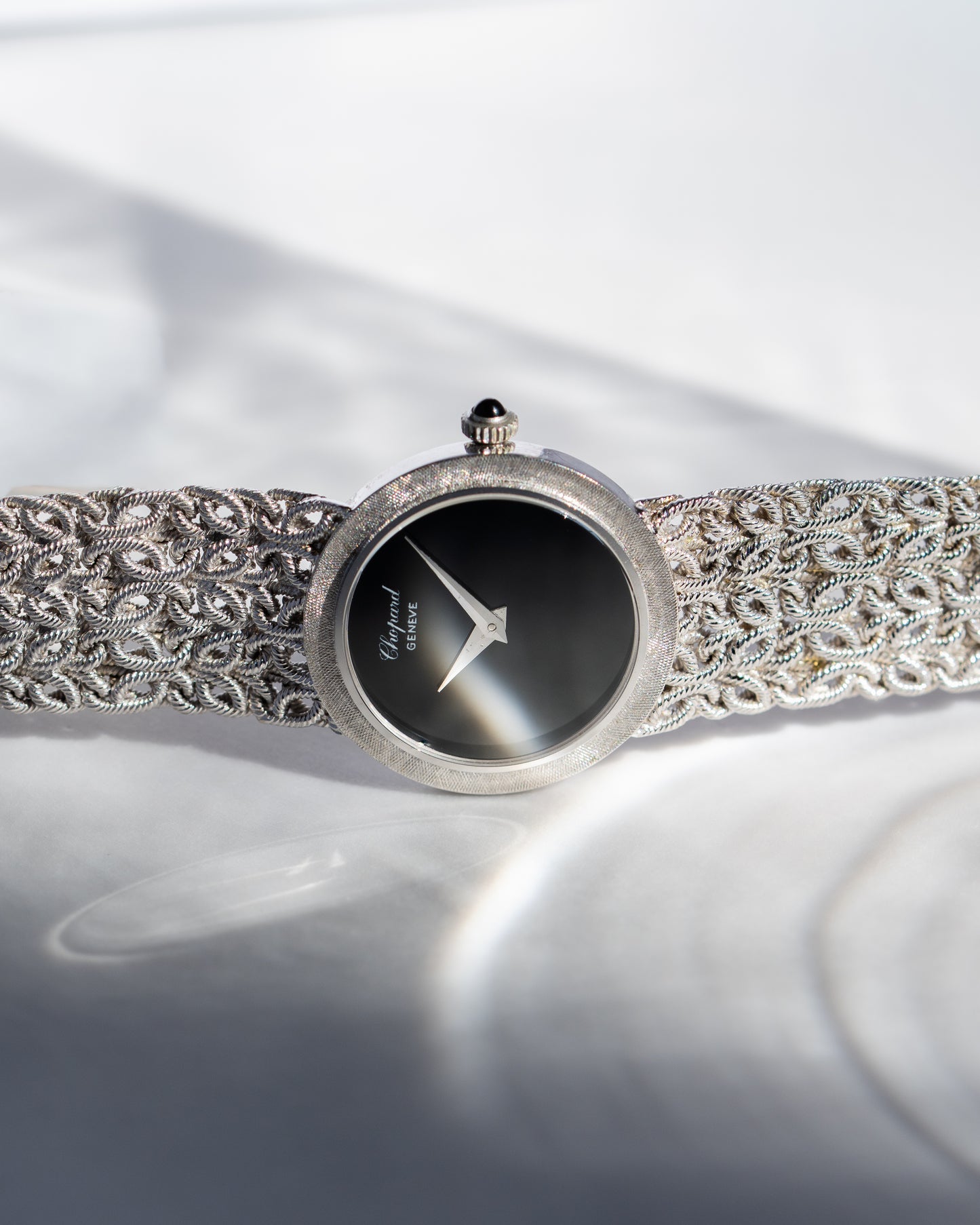 Chopard 'Woven' White Gold Onyx