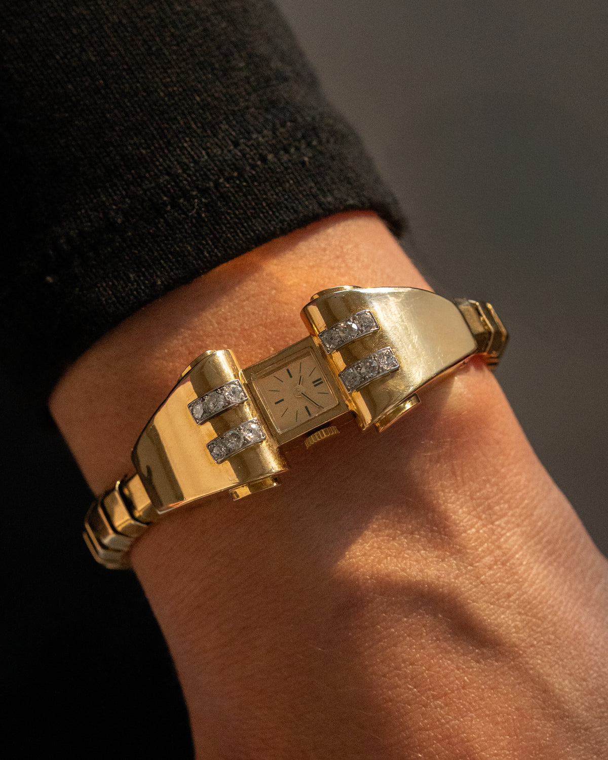 Boucheron Paris Diamond 'Eventail' Bracelet Watch