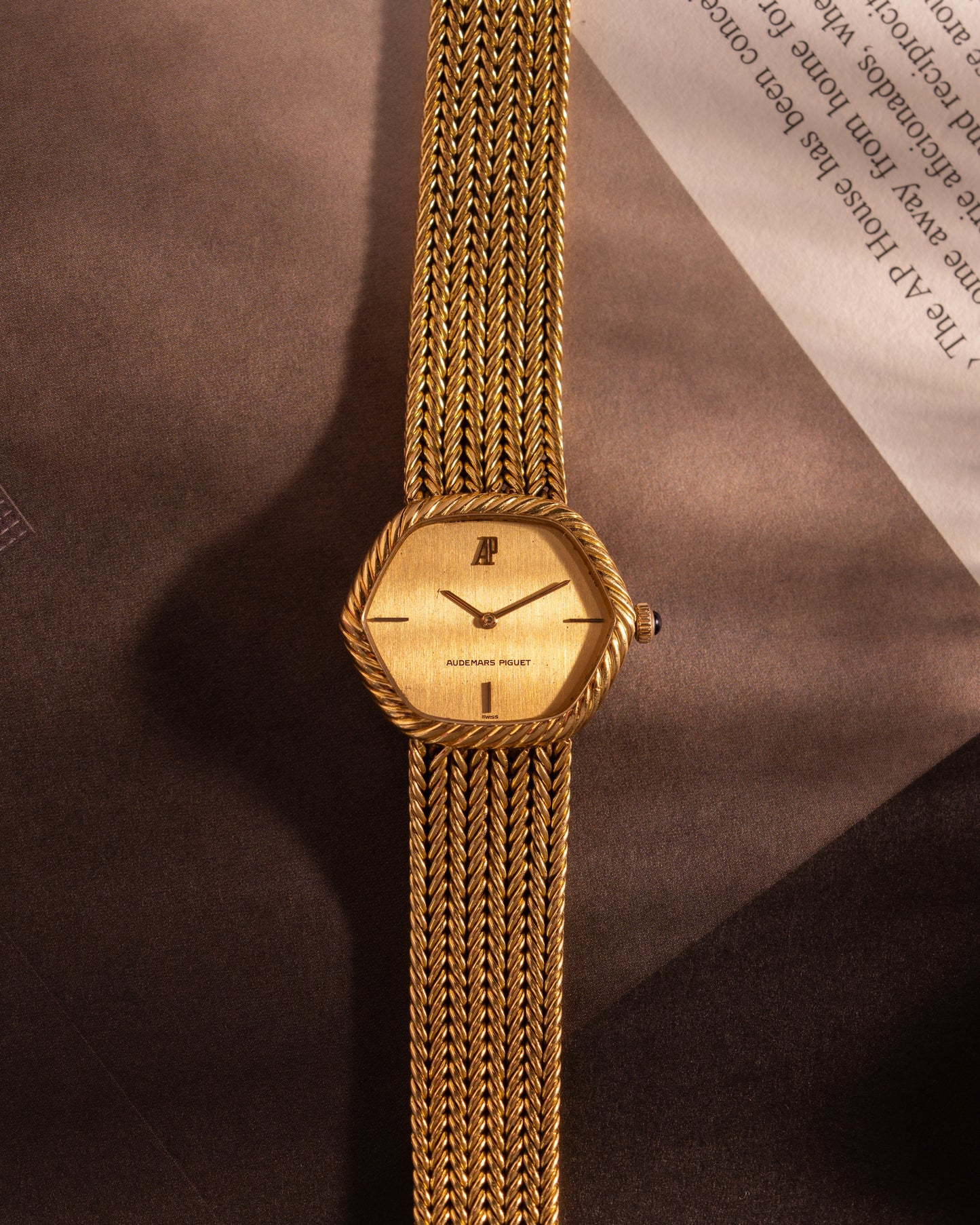 Audemars Piguet 'Hexagon' 18K Gold