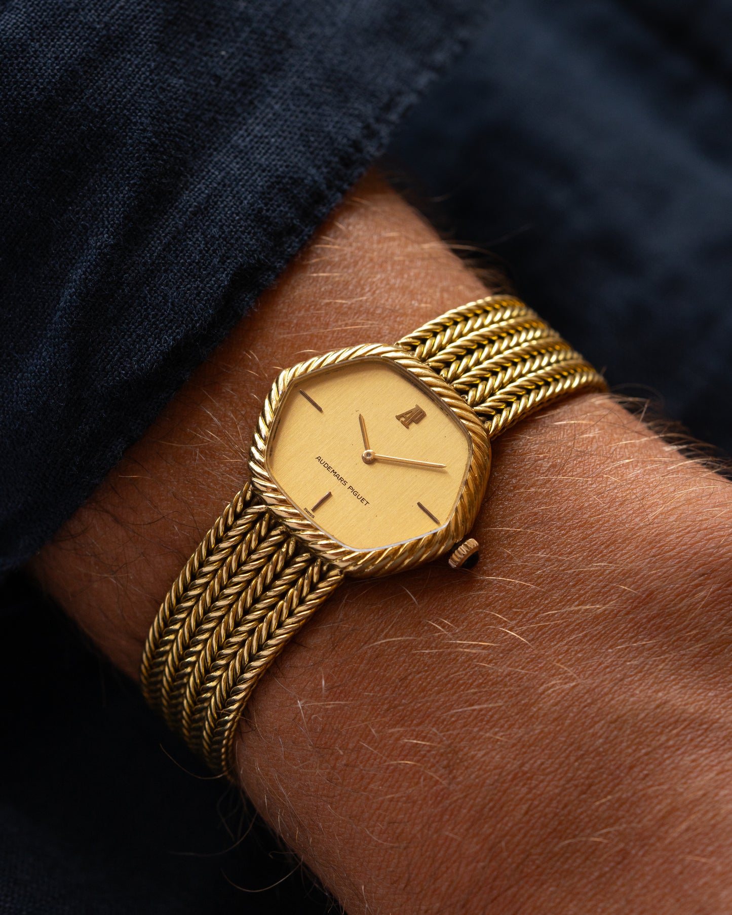 Audemars Piguet 'Hexagon' 18K Gold