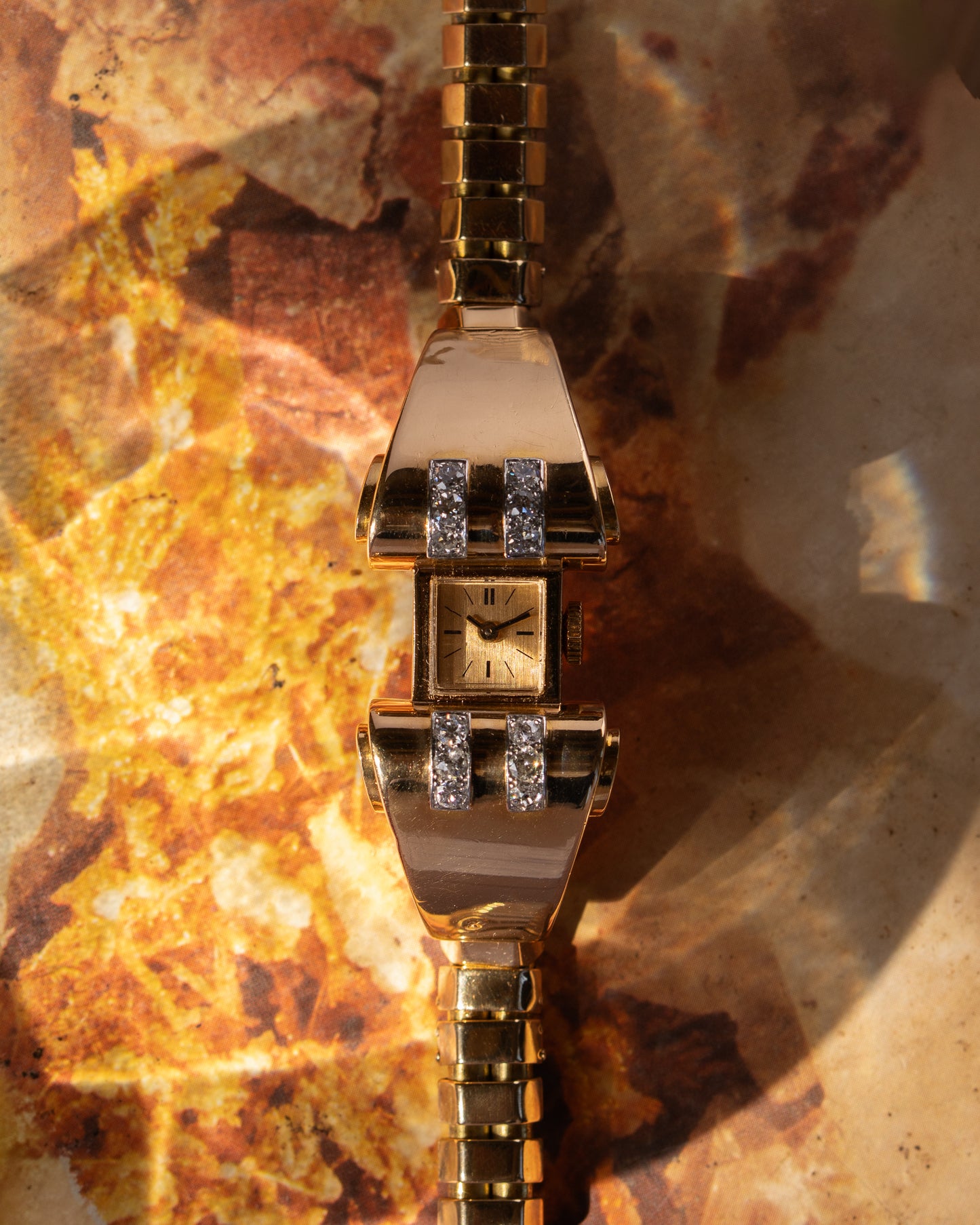 Boucheron Paris Diamond 'Eventail' Bracelet Watch