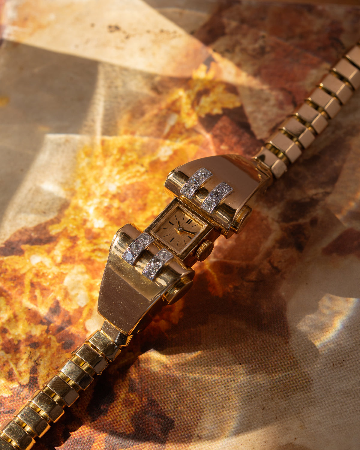 Boucheron Paris Diamond 'Eventail' Bracelet Watch