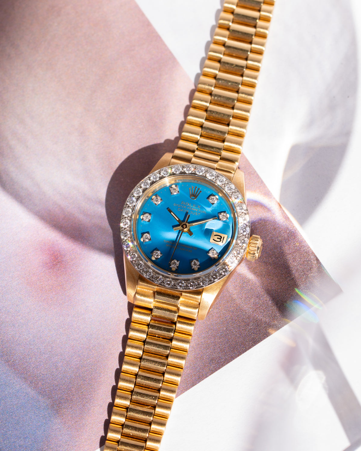 Rolex Lady Datejust 6913 Blue Stella